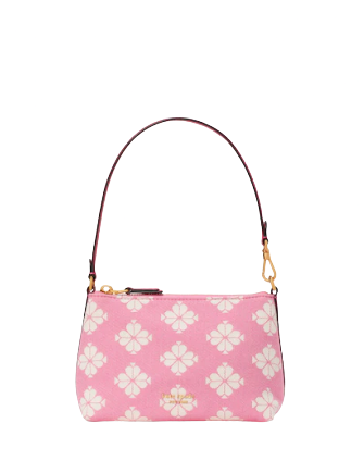 Kate Spade New York Spade Flower Two-tone Canvas East West Pochette