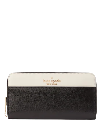 Kate Spade Outlet Staci Large Continental Wallet Black Multi