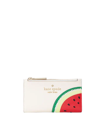 Kate Spade New York Watermelon Small Slim Bifold Wallet | Brixton