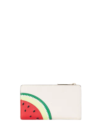 Kate Spade New York Watermelon Small Slim Bifold Wallet