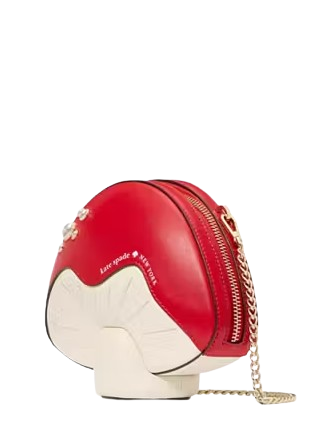 Kate Spade New York 3d Mushroom Crossbody Ruby Red