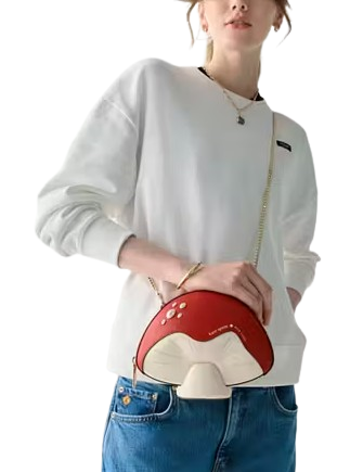Kate Spade New York 3d Mushroom Crossbody Ruby Red