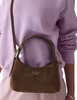 Kate Spade New York 454 Suede Mini Crossbody Hot Fudge