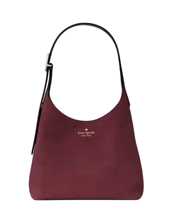 Kate Spade New York 454 Suede Small Shoulder Bag Dark Merlot