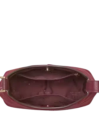Kate Spade New York 454 Suede Small Shoulder Bag Dark Merlot
