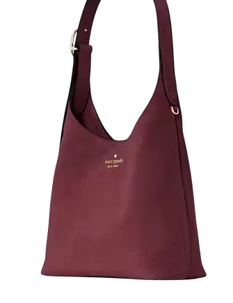 Kate Spade New York 454 Suede Small Shoulder Bag Dark Merlot