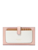 Kate Spade New York Ava Colorblocked Bifold Wallet Rose Smoke