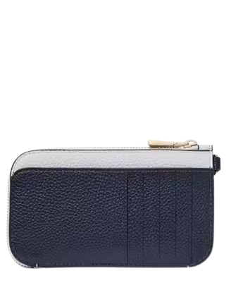 Kate Spade New York Ava Colorblocked Coin Card Case Wristlet Back To School Blues