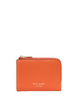 Kate Spade New York Ava Colorblocked Pebbled Leather Zip Bifold Wallet  Ruby Citrus