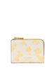 Kate Spade New York Ava Spring Pansies Bifold Wallet Yuzu Jam