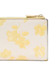 Kate Spade New York Ava Spring Pansies Bifold Wallet Yuzu Jam
