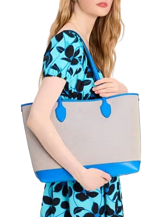 Kate Spade New York Bleecker Canvas Large Tote Summer Night