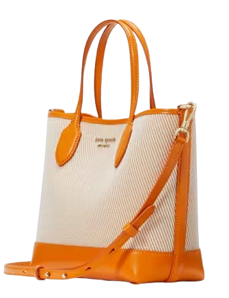 Kate Spade New York Bleecker Canvas Medium Crossbody Tote  Turmeric Root