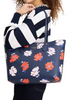 Kate Spade New York Bleecker Dotty Floral Large Tote Parisian Navy