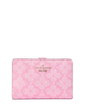 Kate Spade New York Boxed Spade Flower Medium Bifold Wallet Parisian Rose