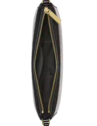 Kate Spade New York Bridget Crinkle Patent Convertible Wristlet Black