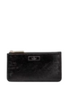 Kate Spade New York Bridget Crinkle Patent Large Slim Card Holder Black