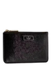 Kate Spade New York Bridget Crinkle Patent Large Slim Card Holder Black