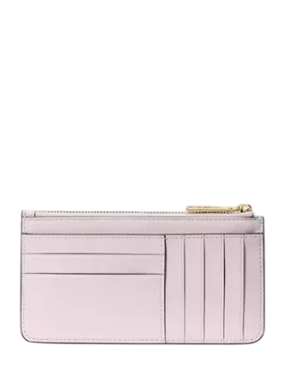 Kate Spade New York Bridget Crinkle Patent Large Slim Card Holder Lilac Moonlight