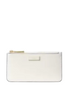 Kate Spade New York Bridget Crinkle Patent Large Slim Card Holder Meringue