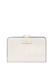 Kate Spade New York Bridget Crinkle Patent Medium Compact Bifold Wallet Meringue