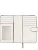 Kate Spade New York Bridget Crinkle Patent Medium Compact Bifold Wallet Meringue