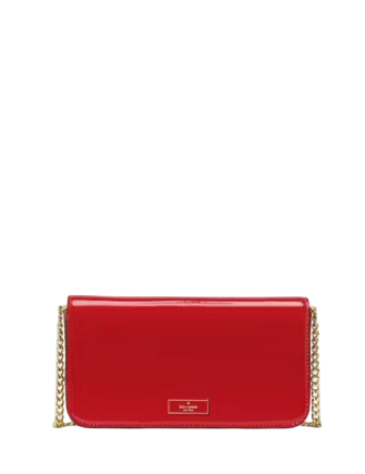 Kate Spade New York Bridget Patent Mini Crossbody KS Bright Red
