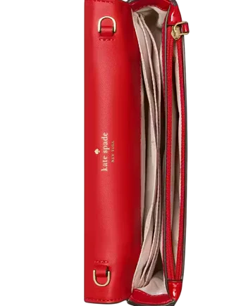 Kate Spade New York Bridget Patent Mini Crossbody KS Bright Red