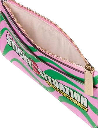Kate Spade New York Bubble Gum Large Slim Card Holder Pink Green