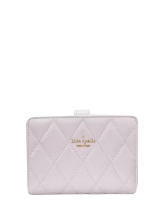 Kate Spade New York Carey Medium Compact Bifold Wallet Pale Amethyst