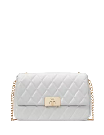 Kate Spade New York Carey Medium Flap Shoulder Bag Stone Path