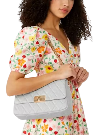 Kate Spade New York Carey Medium Flap Shoulder Bag Stone Path