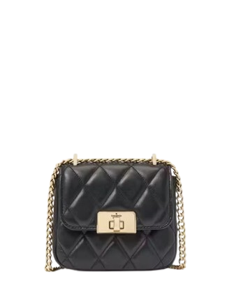 Kate Spade New York Carey Quilted Micro Flap Crossbody Black
