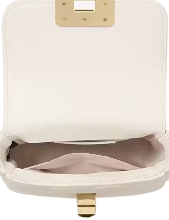 Kate Spade New York Carey Quilted Micro Flap Crossbody Meringue