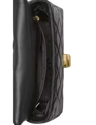 Kate Spade New York Carey Quilted Small Flap Crossbody Black