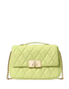 Kate Spade New York Carey Quilted Small Flap Crossbody Lime Slushy
