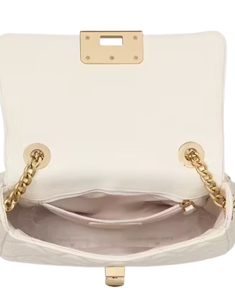 Kate Spade New York Carey Quilted Small Flap Crossbody Meringue