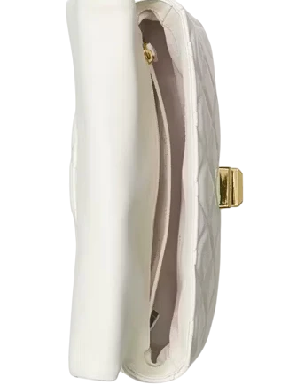 Kate Spade New York Carey Quilted Small Flap Crossbody Meringue