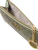 Kate Spade New York Carey Quilted Studded Small Card Holder Sage Bundle