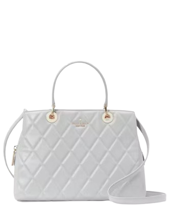Kate Spade New York Carey Quilted Sullivan Satchel Stone Path