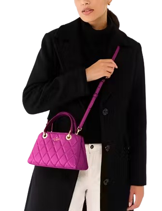 Kate Spade New York Carey Small Quilted Sullivan Satchel Baja Rose