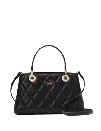 Kate Spade New York Carey Small Quilted Sullivan Satchel Black