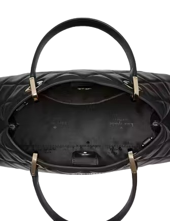 Kate Spade New York Carey Small Quilted Sullivan Satchel Black