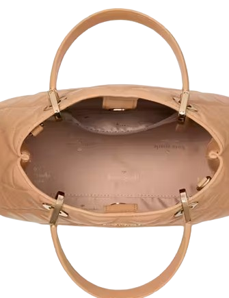 Kate Spade New York Carey Small Quilted Sullivan Satchel Tiramisu Mousse