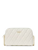 Kate Spade New York Carey Smooth Quilted Leather Mini Camera Bag Meringue