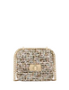 Kate Spade New York Carey Tinsel Tweed Micro Flap Crossbody