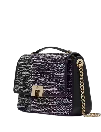Kate Spade New York Carey Tweed Flap Shoulder Bag