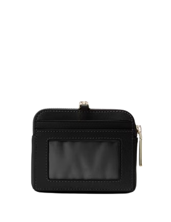 Kate Spade New York Carter Nylon Card Case Lanyard Black