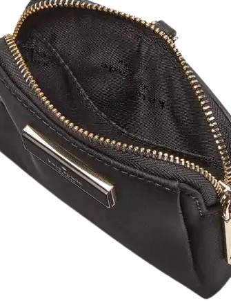 Kate Spade New York Carter Nylon Card Case Lanyard Black