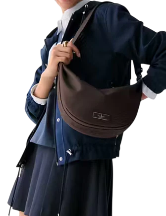 Kate Spade New York Carter Nylon Medium Sling Bag Hot Fudge